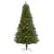7.5ft. Pre-Lit Virginia Fir Artificial Christmas Tree, Clear Lights